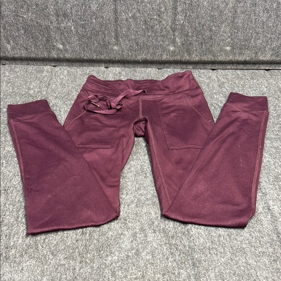 Aerie Purple Leggings with Elastic Waistband and Tapered Fit - Picture 4 of 6